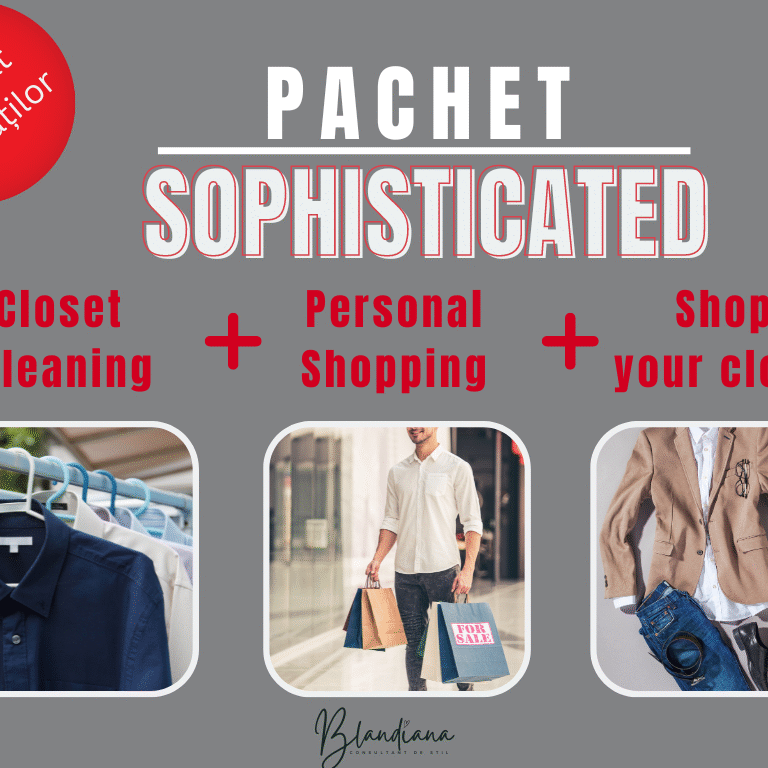 Pachet Sophisticated *dedicat bărbaților