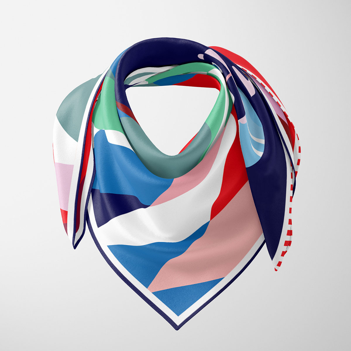 Eșarfă de mătase ARLECCHINO