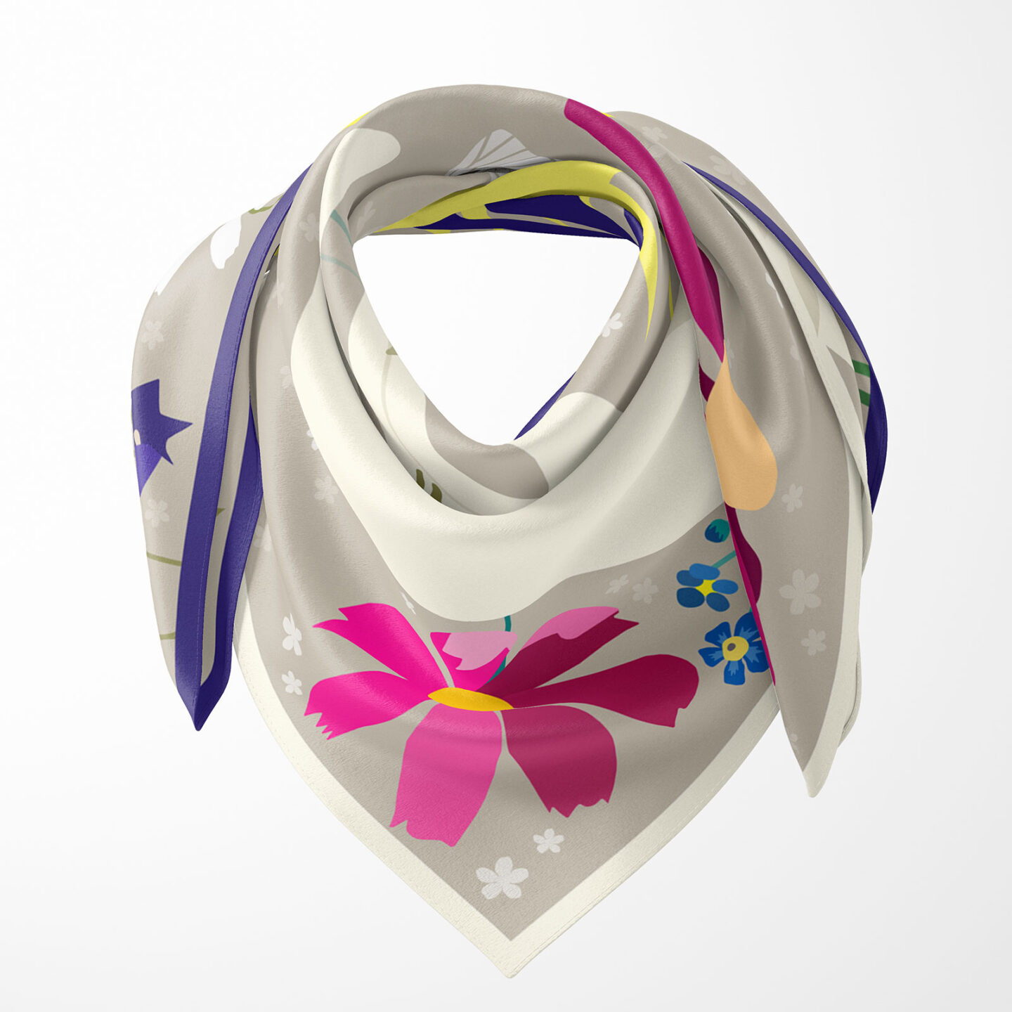 Eșarfa de mătase ÎMBRĂȚIȘARE